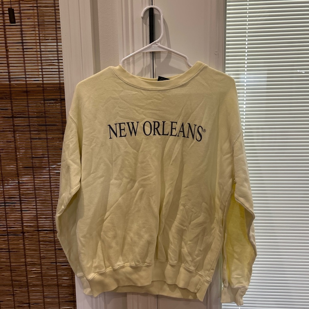 Nola Light Yellow Sweatshirt